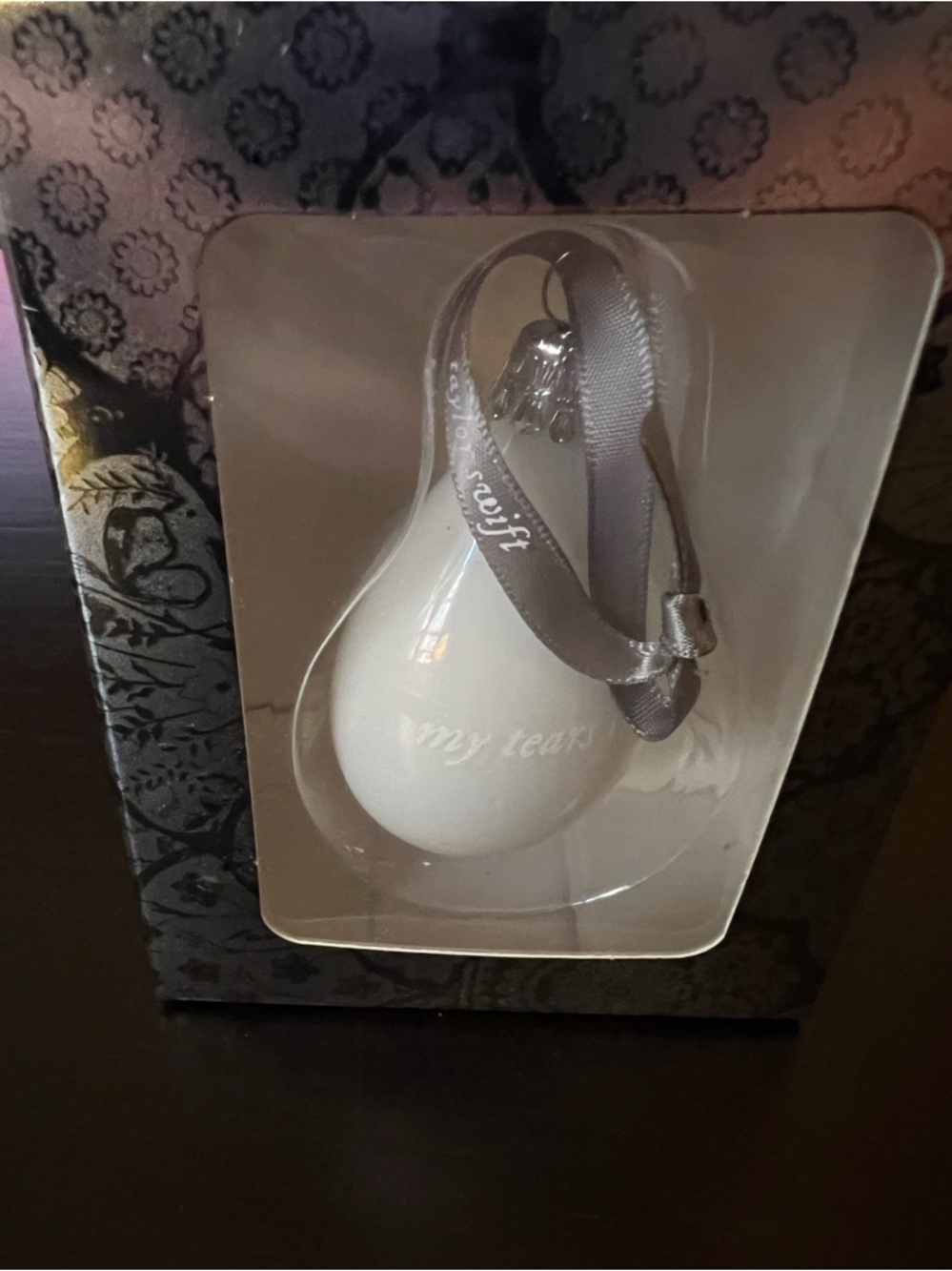 Taylor Swift My Tears Ricochet Ornament MTR Teardrop Folklore Holiday Christmas
